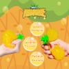 Pineapple Squishy Stress Balls (1 Pack) Stretchy Fruit Stress Relief Squishy Ball for Adults, Vase Filler, Home Decoration, Ideal for Relax, Focus, Christmas Decoration, Easter Basket Stuffers view 3