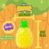 Pineapple Squishy Stress Balls (1 Pack) Stretchy Fruit Stress Relief Squishy Ball for Adults, Vase Filler, Home Decoration, Ideal for Relax, Focus, Christmas Decoration, Easter Basket Stuffers view 4