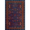Amma Carpets Handmade Knotted Wool Rug Blue Antique 4x6 ft Luxury and Traditional Tribal view 1