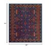 Amma Carpets Handmade Knotted Wool Rug Blue Antique 4x6 ft Luxury and Traditional Tribal view 2