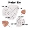 Boho Fondant Molds Silicone, Fan Leaf Molds 3d Fan Palm Leaf Shape Candy Chocolate Molds For Cupcake Topper, Boho Cake Decoration, Polymer Clay Crafts Resin Mold view 3