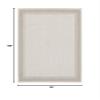 HomeRoots Polypropylene 7x9 Ivory and Gray Bordered Indoor Outdoor Area Rug view 2