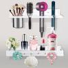 ANHIEN Hair Tool Organizer,Wall Mounted Hair Dryer and Styling tool Holder,Blow Dryer Holder,Organizer for Hot Tools, Curling Iron,Hair Straightener(White) view 1