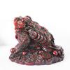 Addune Feng Shui Money Frog Three Legged Wealth Frog Figurines Money Toad Statue Chinese Coins Car Dashboard Decor Attract Wealth Gifts view 3