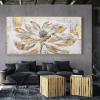Big Size Oil Painting Flower Abstract Decor Picture Art on Canvas Modern House Decoration Art Stretched and Framed 70x143cm(27.56x56.3in) With Frame view 3