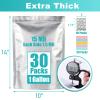 30pcs 1 Gallon Mylar Bags for Food Storage (15 Mil Extra Thick 7.5 Mil Each Side) with Oxygen Absorbers 500CC (40pcs), 10"x14" Heat Sealable Zipper Mylar Bags for Long Term Food Storage view 2