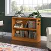 Bush Home Universal Small 2 Shelf Bookcase in Natural Cherry, Low Storage and Display Bookshelf for Home Office or Living Room Organization view 2