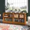Bush Home Universal Small 2 Shelf Bookcase in Natural Cherry, Low Storage and Display Bookshelf for Home Office or Living Room Organization view 4