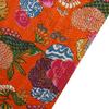 Rajasthaniartdecor Indian Reversible Kantha Quilt for Living Dorm Room Bed Cover Handmade Stitched Pure Cotton Fruit Print Bedspread Kantha Quilt view 3