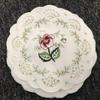 12 Pcs 6" Embroidered Lace Round Doily Doilies Rose Wedding Party Dining Decor view 1