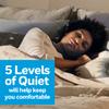Honeywell QuietSet 5 Oscillating Table Fan, White  Personal and Small Room Fan with Quiet Operation and 5 Levels of Power and Sound view 3