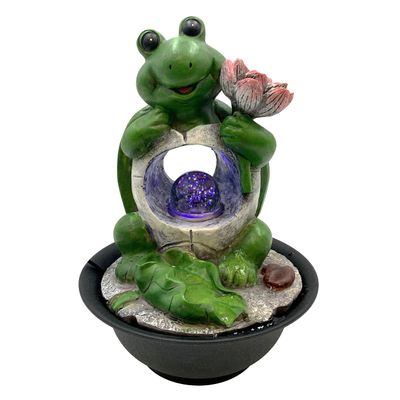 Danner Manufacturing, Inc., Shelly Indoor Table Top Fountain, 03884, Green