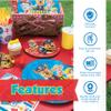 Paw Patrol Birthday Decorations Party Supplies for 16 Guests - Complete Officially Licensed Kit with Plates Napkins Banner and Masks Party Favors Set for Kids view 3