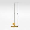 FUMANYI V-shaped Cleaning Floor Brush 2 in 1 Bathroom Floor Scrub Brush Kitchen Household Cleaning Tools Toilet Scrape & Brush Push Scrubber with Adjustable Handle (Color : White) view 2