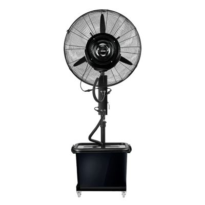 LLYB Cooling Fan High Power Misting Fan, Pedestal Fan All Metal 26"/30" Oscillating Mist Fan Cooling Warehouse Indoor/Outdoor Adjustable 5 Speed Water Tank w/Wheel Oscillation Function
