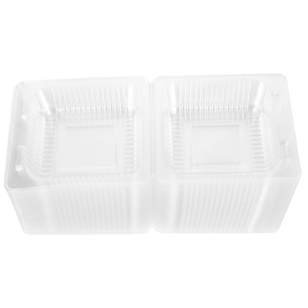 Cabilock 100pcs Baking Boxes for Bread Sandwiches Macarons and Desserts for Parties and Events Lightweight and Stylish Packaging