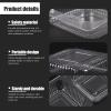 Cabilock 100pcs Baking Boxes for Bread Sandwiches Macarons and Desserts for Parties and Events Lightweight and Stylish Packaging view 2