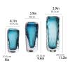 TOMYEUS vases Glass Vase 11.2 Inch Large Transparent Decorative Flower Vase Counter Living Room Dining Room Wedding Decor Flower Arrangement Vases vases for Decor (Size : A) view 2