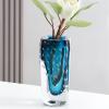 TOMYEUS vases Glass Vase 11.2 Inch Large Transparent Decorative Flower Vase Counter Living Room Dining Room Wedding Decor Flower Arrangement Vases vases for Decor (Size : A) view 3