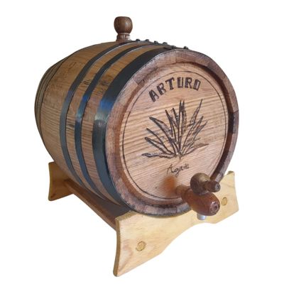 Customize american oak barrel cap. 0.26 gl (3L)
