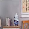 HH-CC Sculpture Vase Vase Ceramic Handmade Crafts with Base Glaze Gradient Office Home Accessories (32 * 16cm) Crafts view 4