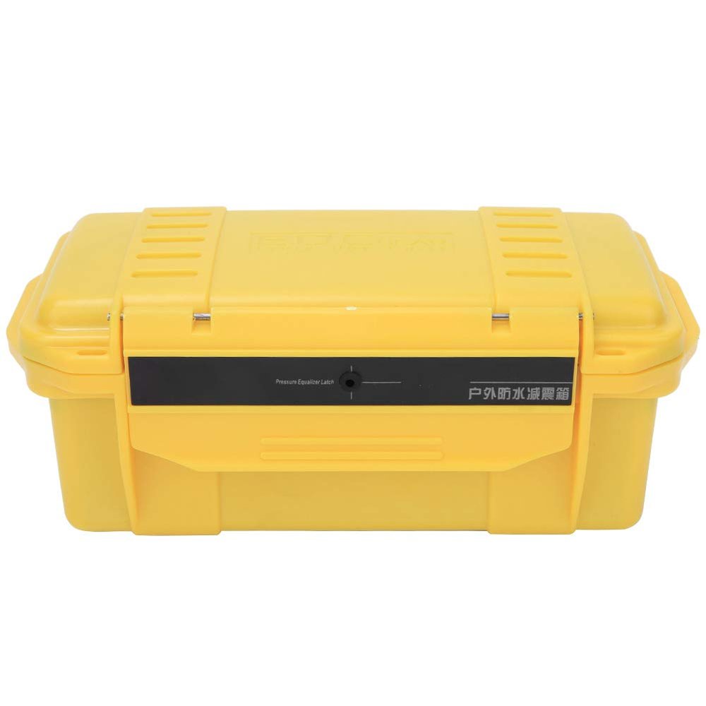 Outdoor Tool Storage Case Waterproof Shockproof for Camping Airtight Dry Box for Drone Camera Equipment with Buffer Cushion, Outdoor Storage Container for Fishing, Hiking (7.87x3.94 x 3.15 inch)