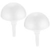 BESTOYARD Wedding Bouquet Holder 2 Sets Foam Floral Handle Sphere Diy Bride Flower Holder for Bridal Floral Arrangement Crafts 8.46X5.90X5.90In view 1
