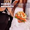 BESTOYARD Wedding Bouquet Holder 2 Sets Foam Floral Handle Sphere Diy Bride Flower Holder for Bridal Floral Arrangement Crafts 8.46X5.90X5.90In view 3