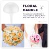 BESTOYARD Wedding Bouquet Holder 2 Sets Foam Floral Handle Sphere Diy Bride Flower Holder for Bridal Floral Arrangement Crafts 8.46X5.90X5.90In view 4