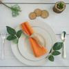 10 Pcs 10 Orange Polyester 20x20 Wedding Napkins Party Table Linens Decorations view 1