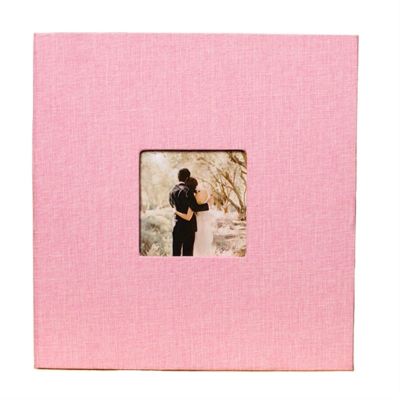 Feilx Family Album, Leather Cover,Memorial Book 16inch Linen DIY Photo Album Lovers Birthday Gift Wedding Photos Scrapbook Paper Crafts Albums Sticky Gifts (Color : A)