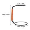 SHERCHPRY Pour Over Coffee Dripper Stand, Filter Cup Holder, Stainless Steel Wire Coffee Dripper Holder with Leather Sheath for Cone Filters view 2