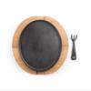 IBILI - 627026 - Cast Iron Dish + Wooden Base, 26 Cm view 2