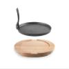 IBILI - 627026 - Cast Iron Dish + Wooden Base, 26 Cm view 3