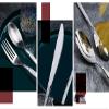 IKXO 64-Piece Silverware Set for 16, Unique Premium 18/10 Stainless Steel Flatware Cutlery Set, Include Fork Spoon Knife Set, Durable Home Kitchen SilverwareStone Pattern view 4
