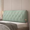 Headboard Pillow,Bed Backrest Pillow Large Big Headboard Reading Cushion Lumbar Support Pads Washable Cover Anti-Collision Pillow for Bedroom Dorm,Green,78.7"/200cm(King) view 1