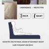 Headboard Bed Backrest Cushion Reading Upholstered Lumbar Pad Bed Breathable Soft Bag,Removable Washable Collision Pillow for Bedroom Dorm Hotel Decoration,F,No headboard 78.7"/200cm view 4