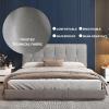 Double Headboard Cushion Bed Backrest King Size Lumbar Support Pad Wall Pillow Removable Cover for Bedroom Dorm Hotel Daybed Bed Decoration,E,No headboard 74.8"/190cm view 2