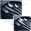 IKXO 48-Piece Silverware Set for 12, Unique Premium 18/10 Stainless Steel Flatware Cutlery Set, Include Fork Spoon Knife Set, Durable Home Kitchen SilverwareStone Pattern view 2