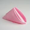 10 Pcs Pink Silky Satin 20x20 Wedding Napkins Party Table Linens Catering Supply view 3