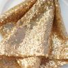 5 Pcs Gold Sequined 20x20 Wedding Napkins Party Table Linens Catering Supply view 3