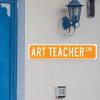 Art Teacher Custom Street Sign Metal Sign Art Teacher Decor Gift for Art Teacher Rustic Wall Art Farmhouse Decorative Sign Wall Decor Home Decor for Bedroom Cafe Bar Office Garage view 3