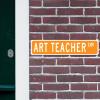 Art Teacher Custom Street Sign Metal Sign Art Teacher Decor Gift for Art Teacher Rustic Wall Art Farmhouse Decorative Sign Wall Decor Home Decor for Bedroom Cafe Bar Office Garage view 4