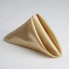 10 Pcs Champagne Silky Satin 20x20 Wedding Napkins Party Table Linens Catering view 3