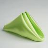 10 Pcs Apple Green Silky Satin 20x20 Wedding Napkins Party Table Linens Catering view 3