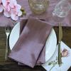 10 Pcs Amethyst Silky Satin 20x20 Wedding Napkins Party Table Linens Catering view 3