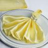 10 Pcs Yellow Silky Satin 20x20 Wedding Napkins Party Table Linens Catering view 1