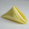 10 Pcs Yellow Silky Satin 20x20 Wedding Napkins Party Table Linens Catering view 4