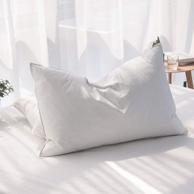 AIKOFUL Luxury Feathers Down Pillows King Size Set of 2, Hotel Quality Fluffy Bed Pillows, Soft Pillows for Sleeping, Organic Cotton Cover(20x36, Pack of 2)