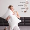 AIKOFUL Luxury Feathers Down Pillows King Size Set of 2, Hotel Quality Fluffy Bed Pillows, Soft Pillows for Sleeping, Organic Cotton Cover(20x36, Pack of 2) view 2